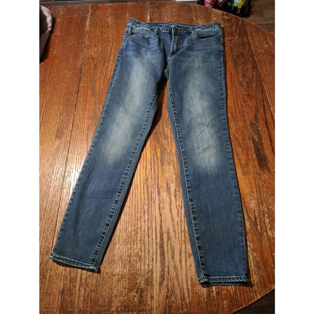 Articles of Society Womens Jeans 30 Waist Skinny Denim Blue Pockets Belt Loops